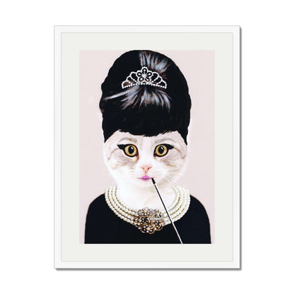 AUDREY HEPBURN CAT | PRINT