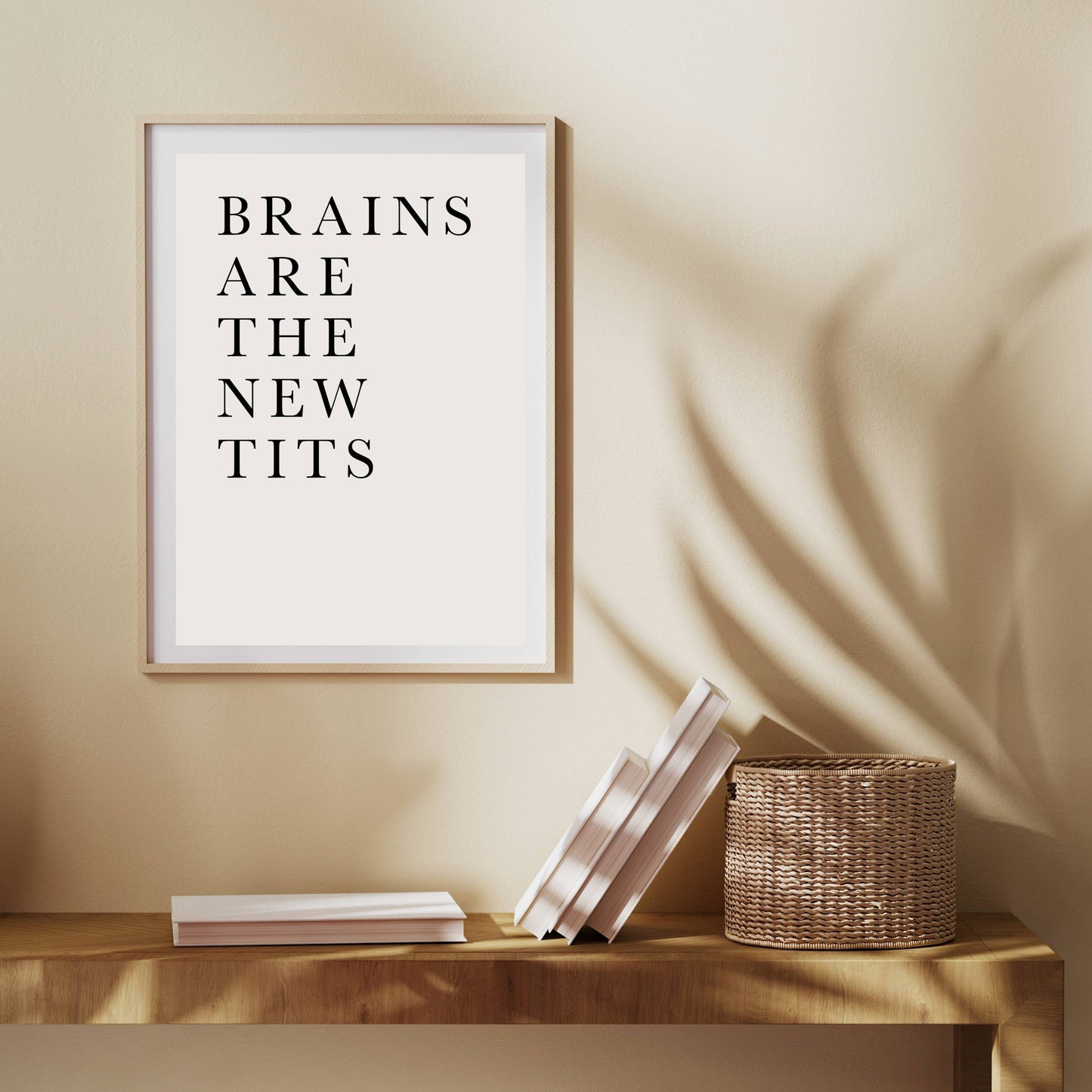 BRAINS ARE THE NEW TITS | PRINT