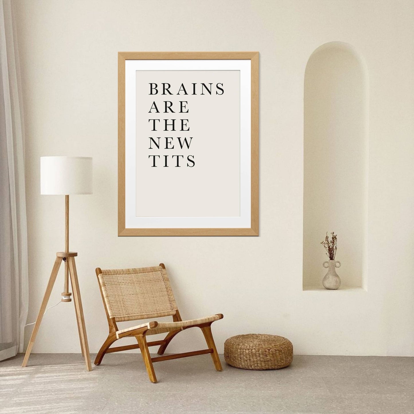 BRAINS ARE THE NEW TITS | PRINT
