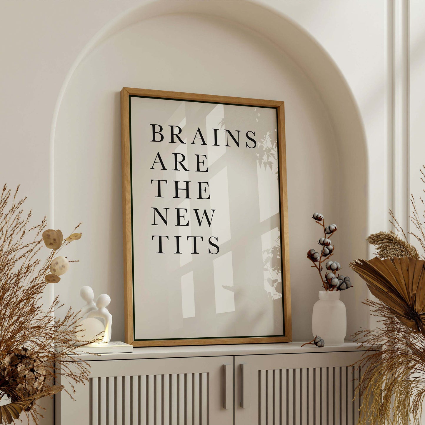 BRAINS ARE THE NEW TITS | CANVAS
