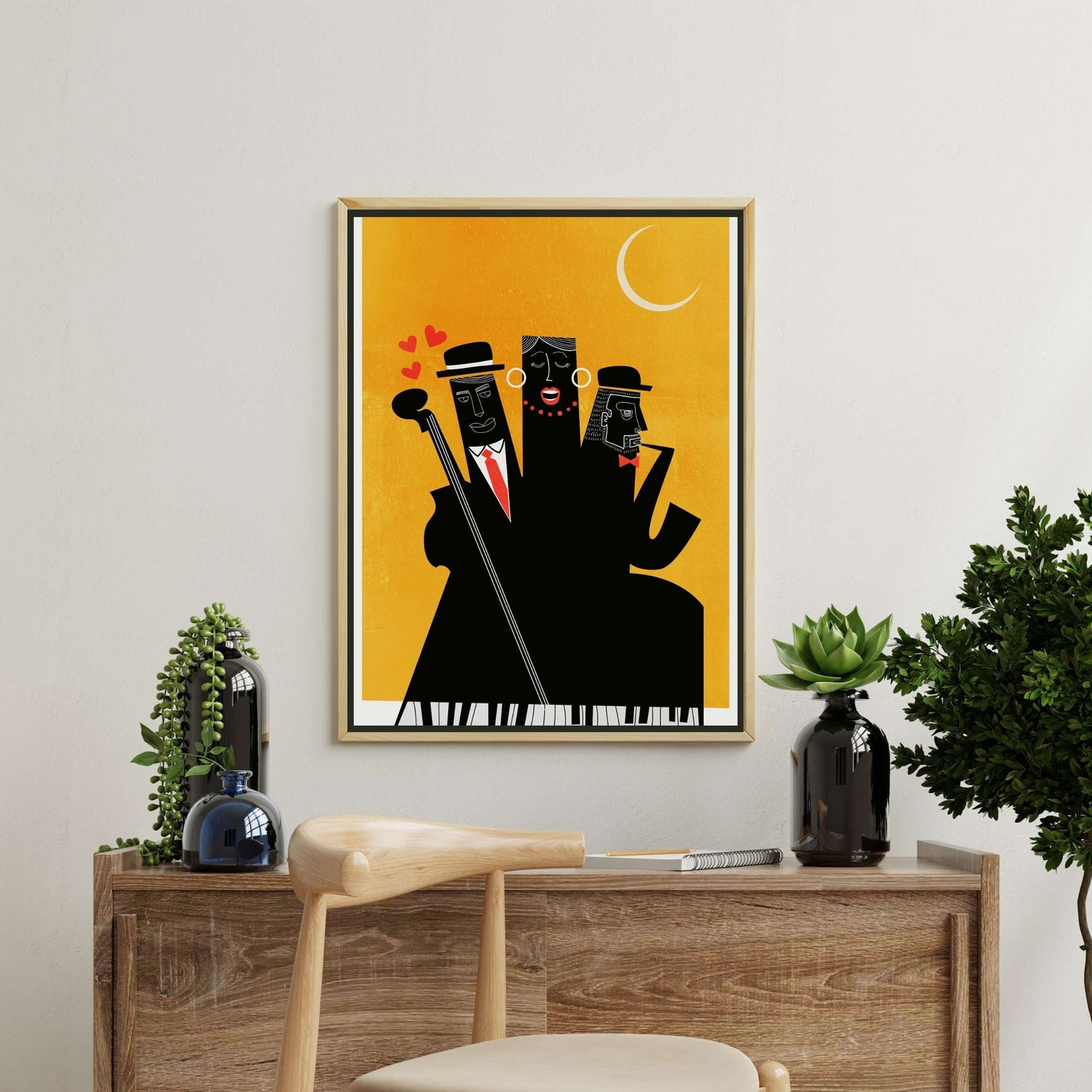 CASABLANCA JAZZ YELLOW | CANVAS