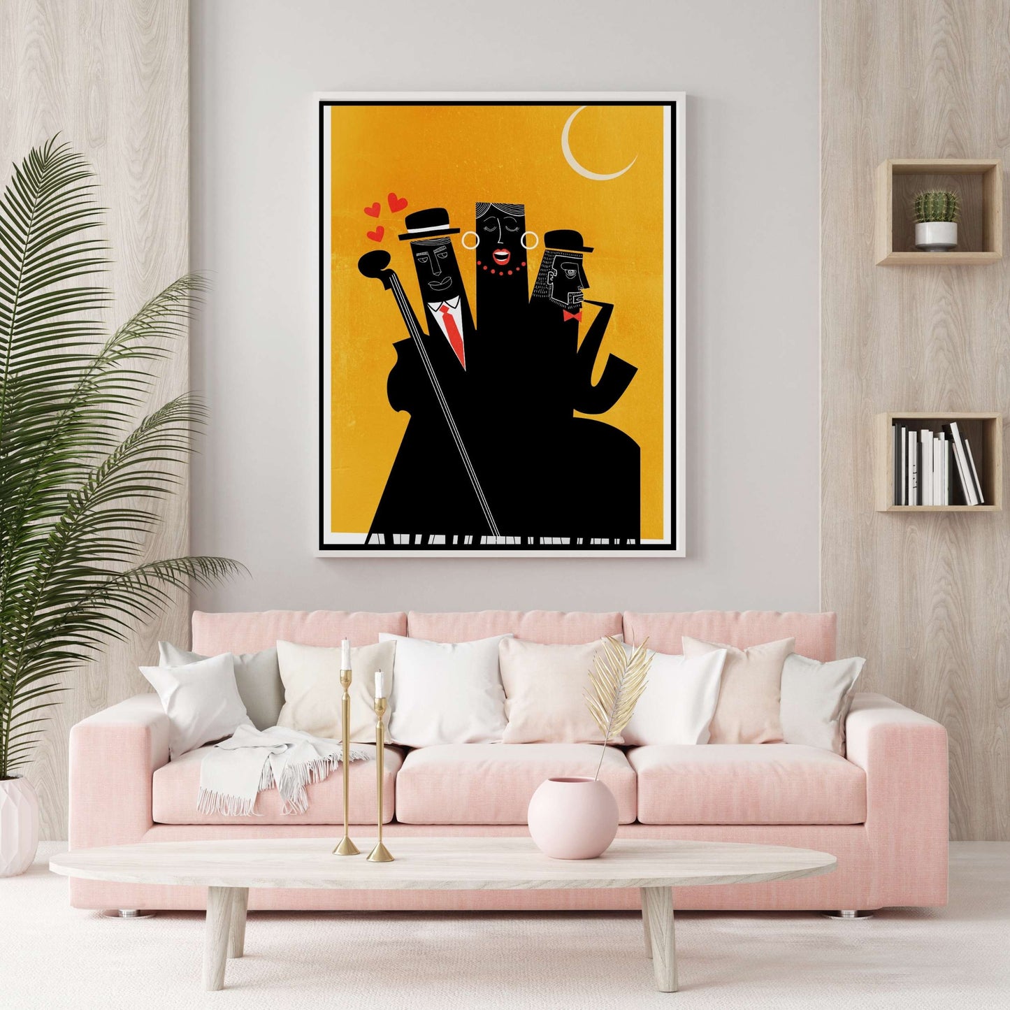 CASABLANCA JAZZ YELLOW | CANVAS