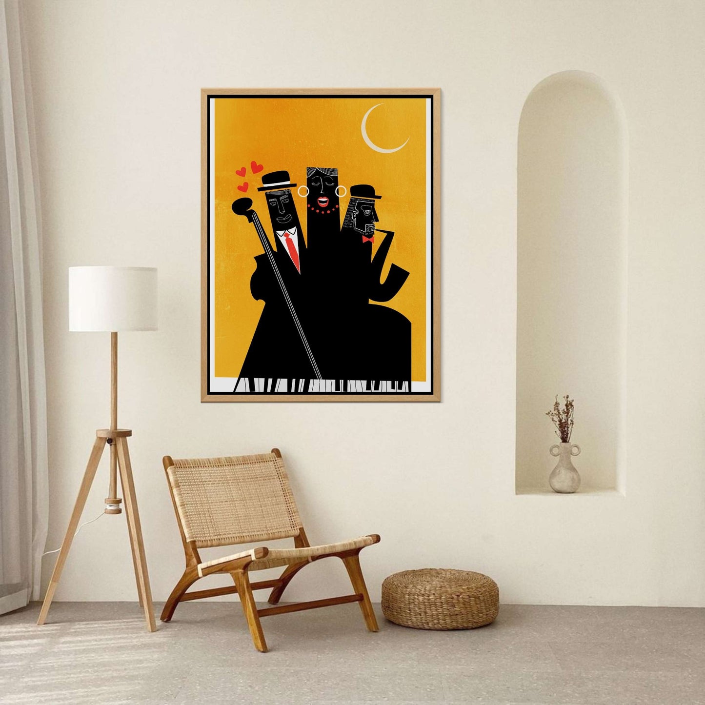 CASABLANCA JAZZ YELLOW | CANVAS