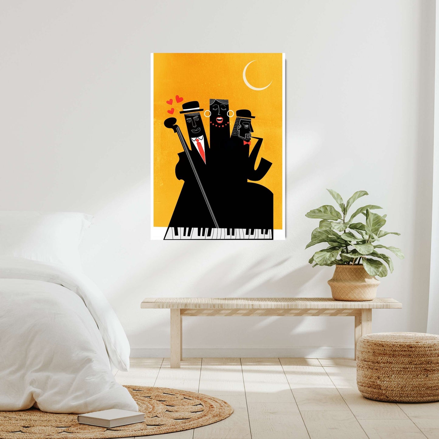 CASABLANCA JAZZ YELLOW | CANVAS