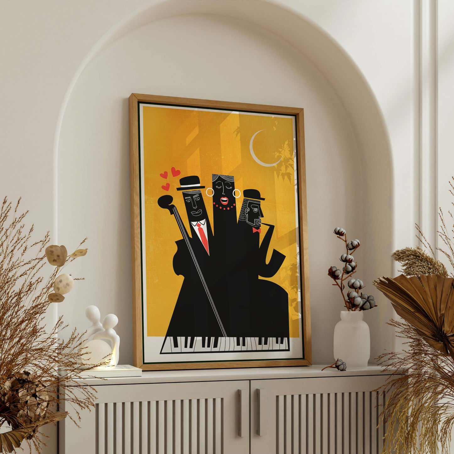 CASABLANCA JAZZ YELLOW | CANVAS
