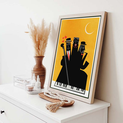 CASABLANCA JAZZ YELLOW | CANVAS