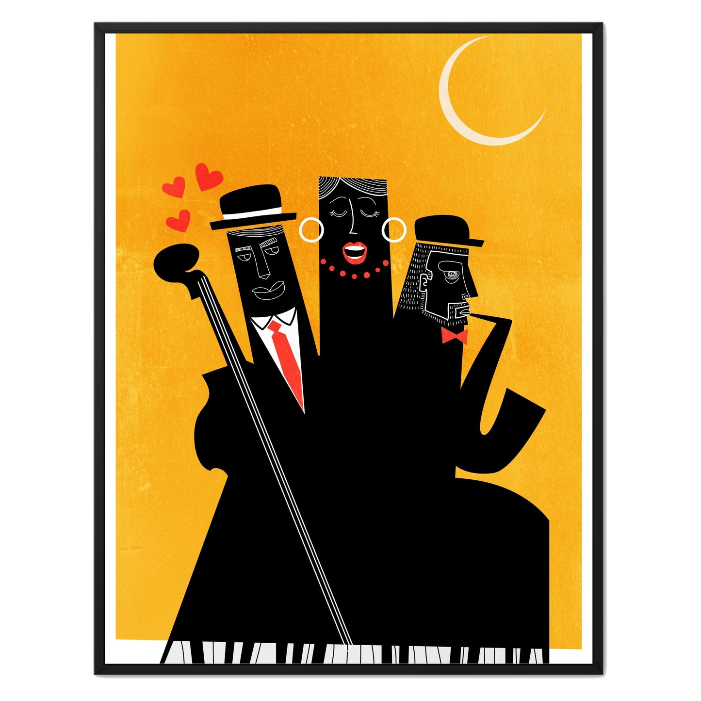 CASABLANCA JAZZ YELLOW | CANVAS