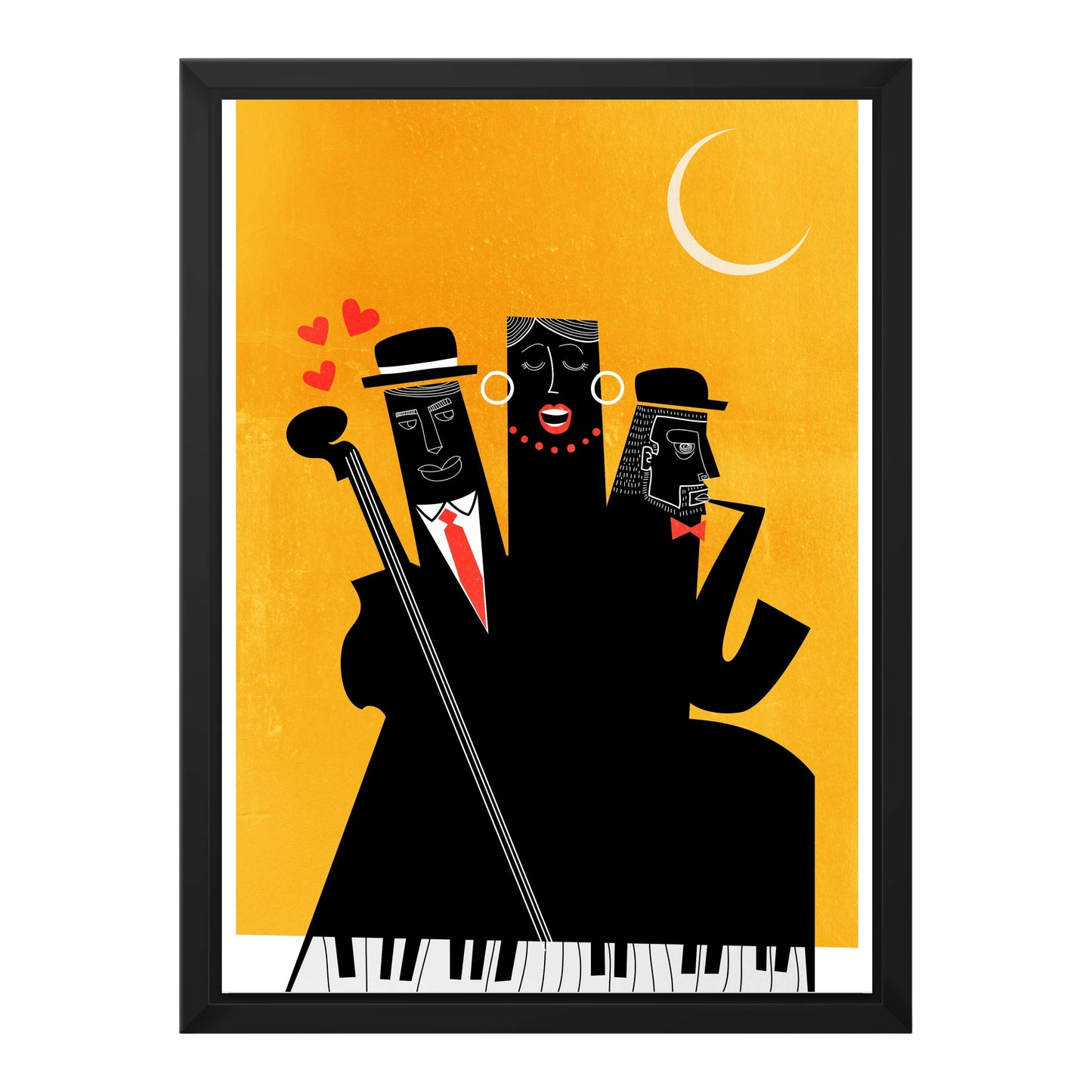 CASABLANCA JAZZ YELLOW | CANVAS