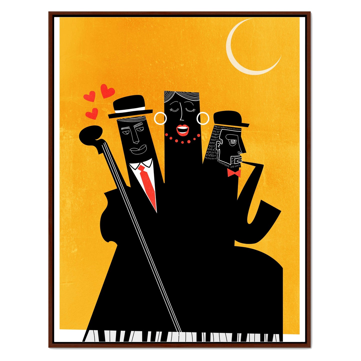 CASABLANCA JAZZ YELLOW | CANVAS
