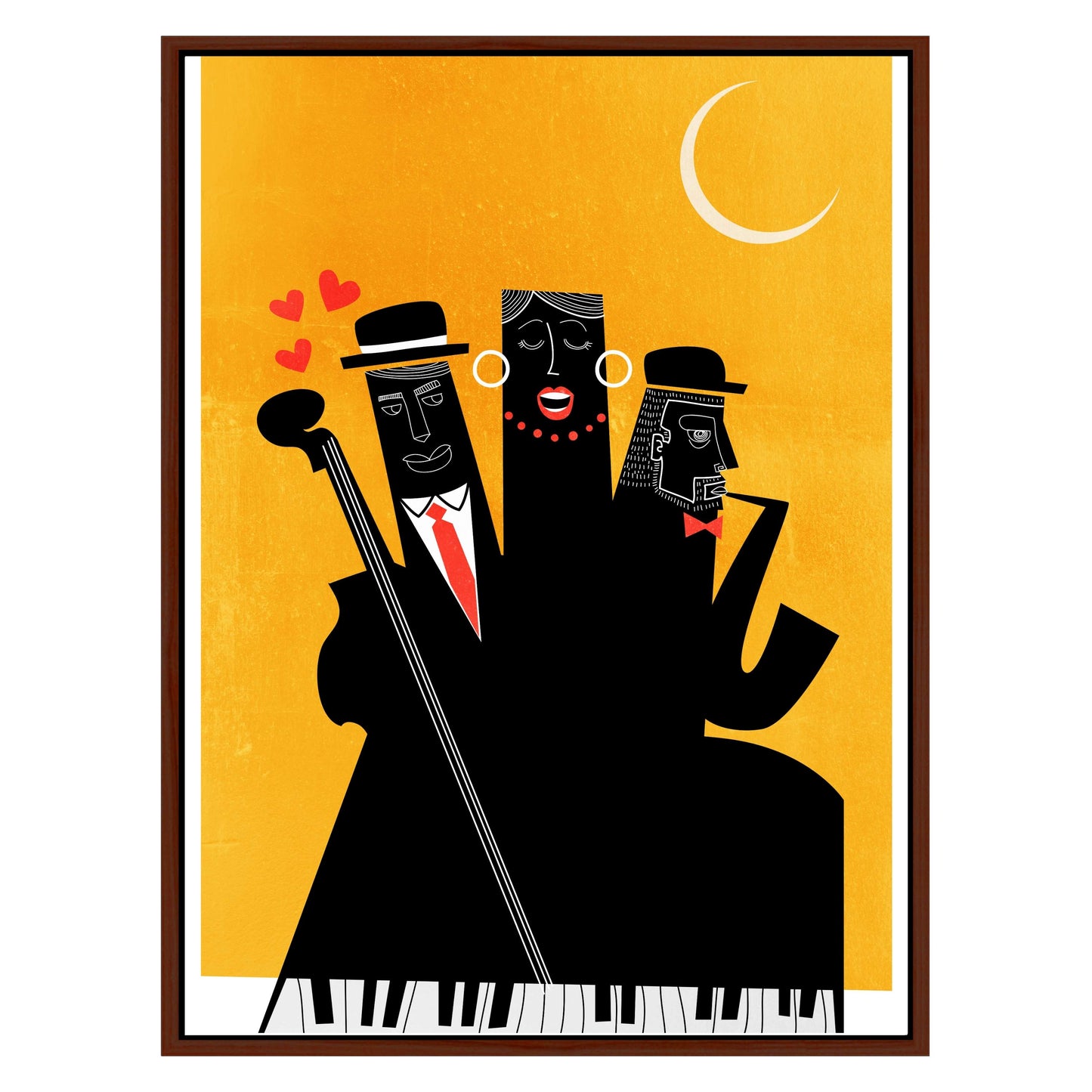 CASABLANCA JAZZ YELLOW | CANVAS