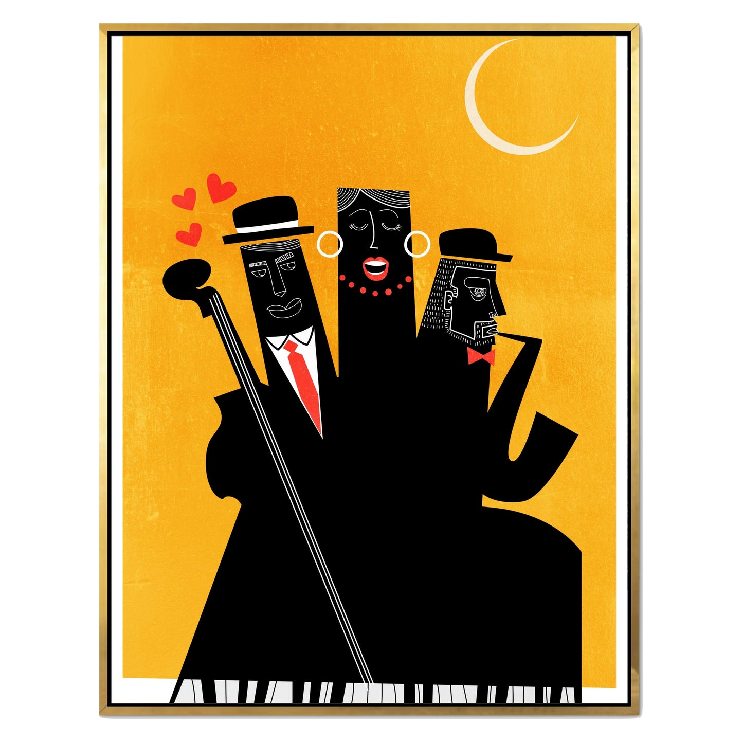CASABLANCA JAZZ YELLOW | CANVAS