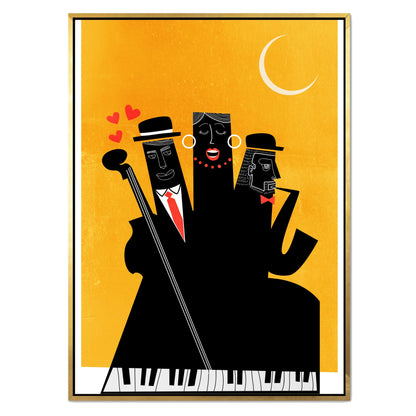 CASABLANCA JAZZ YELLOW | CANVAS