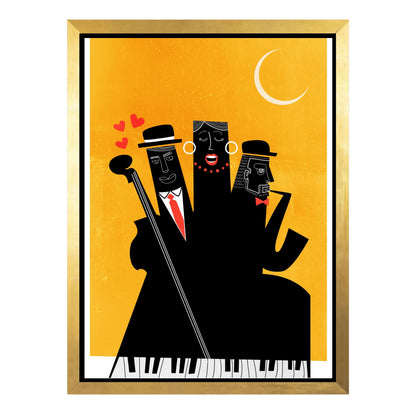 CASABLANCA JAZZ YELLOW | CANVAS