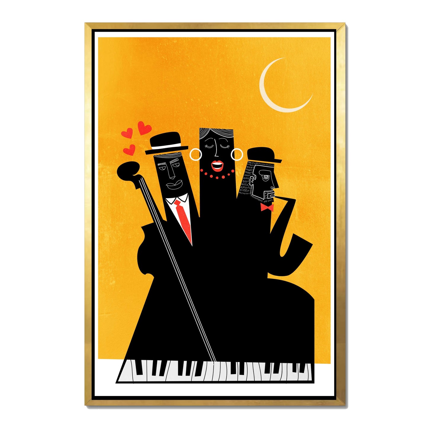 CASABLANCA JAZZ YELLOW | CANVAS