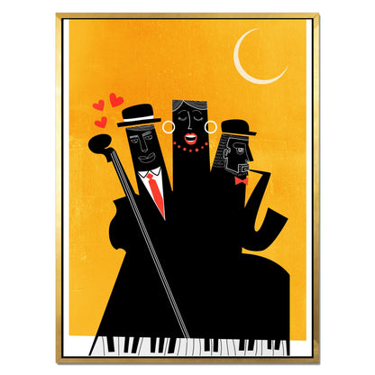 CASABLANCA JAZZ YELLOW | CANVAS