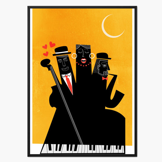 CASABLANCA JAZZ YELLOW | CANVAS