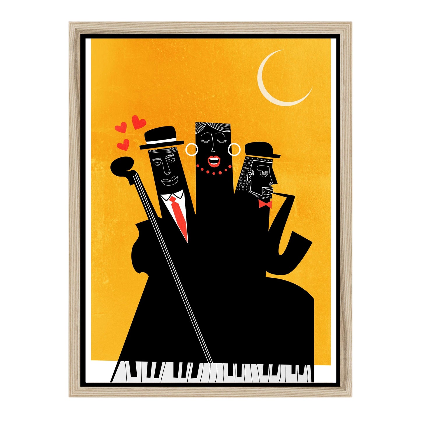 CASABLANCA JAZZ YELLOW | CANVAS