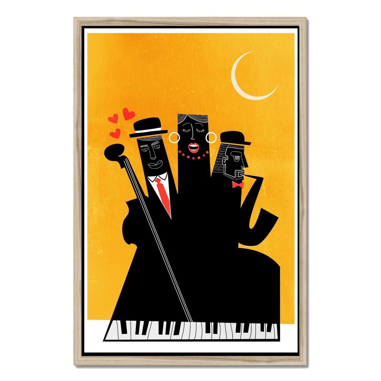 CASABLANCA JAZZ YELLOW | CANVAS