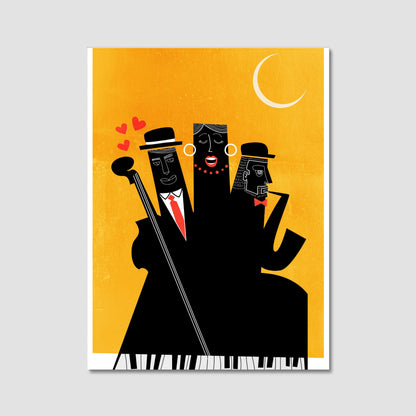 CASABLANCA JAZZ YELLOW | CANVAS