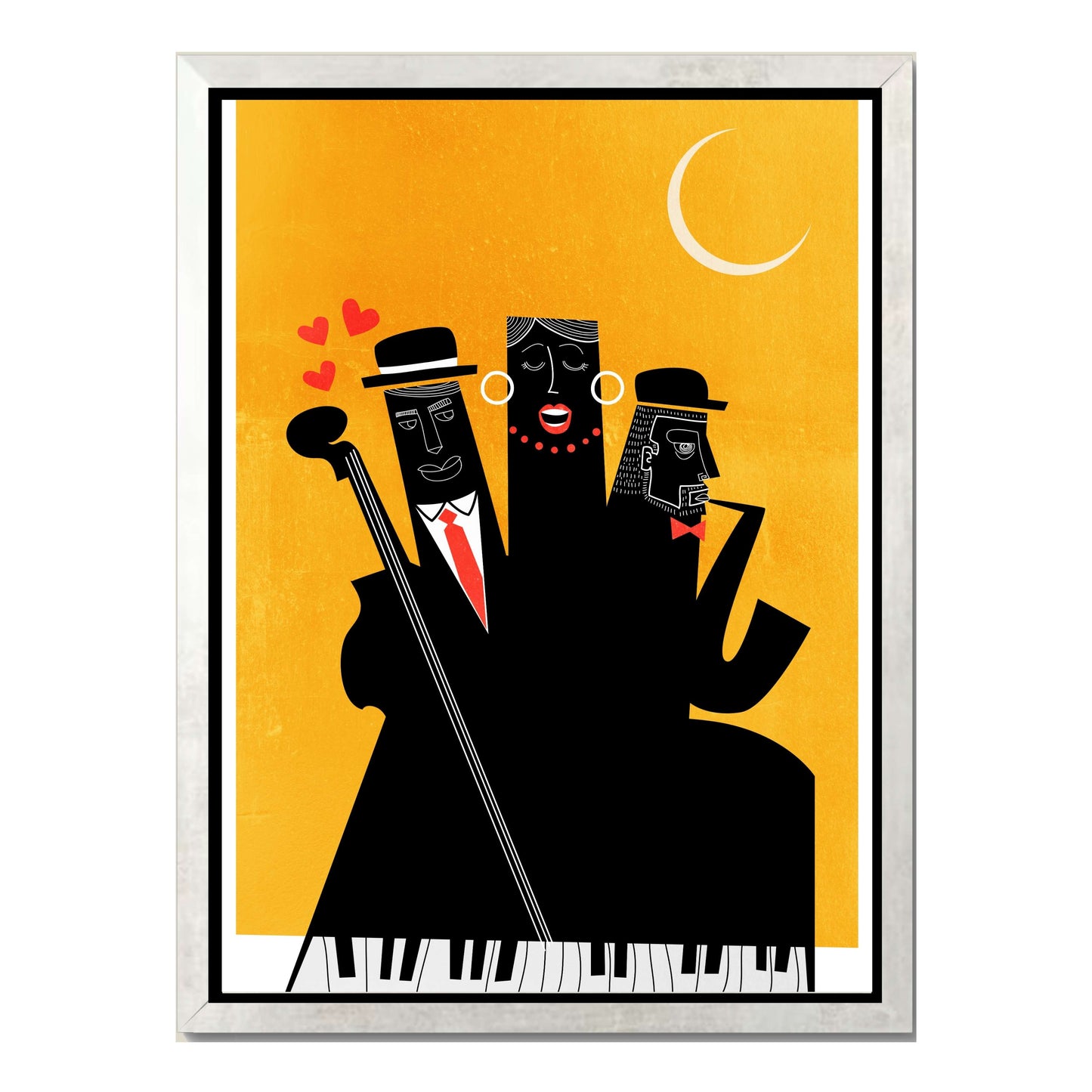 CASABLANCA JAZZ YELLOW | CANVAS