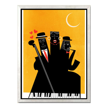 CASABLANCA JAZZ YELLOW | CANVAS