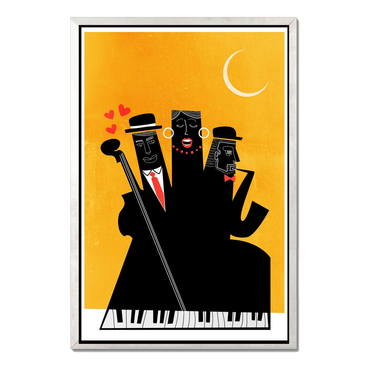 CASABLANCA JAZZ YELLOW | CANVAS