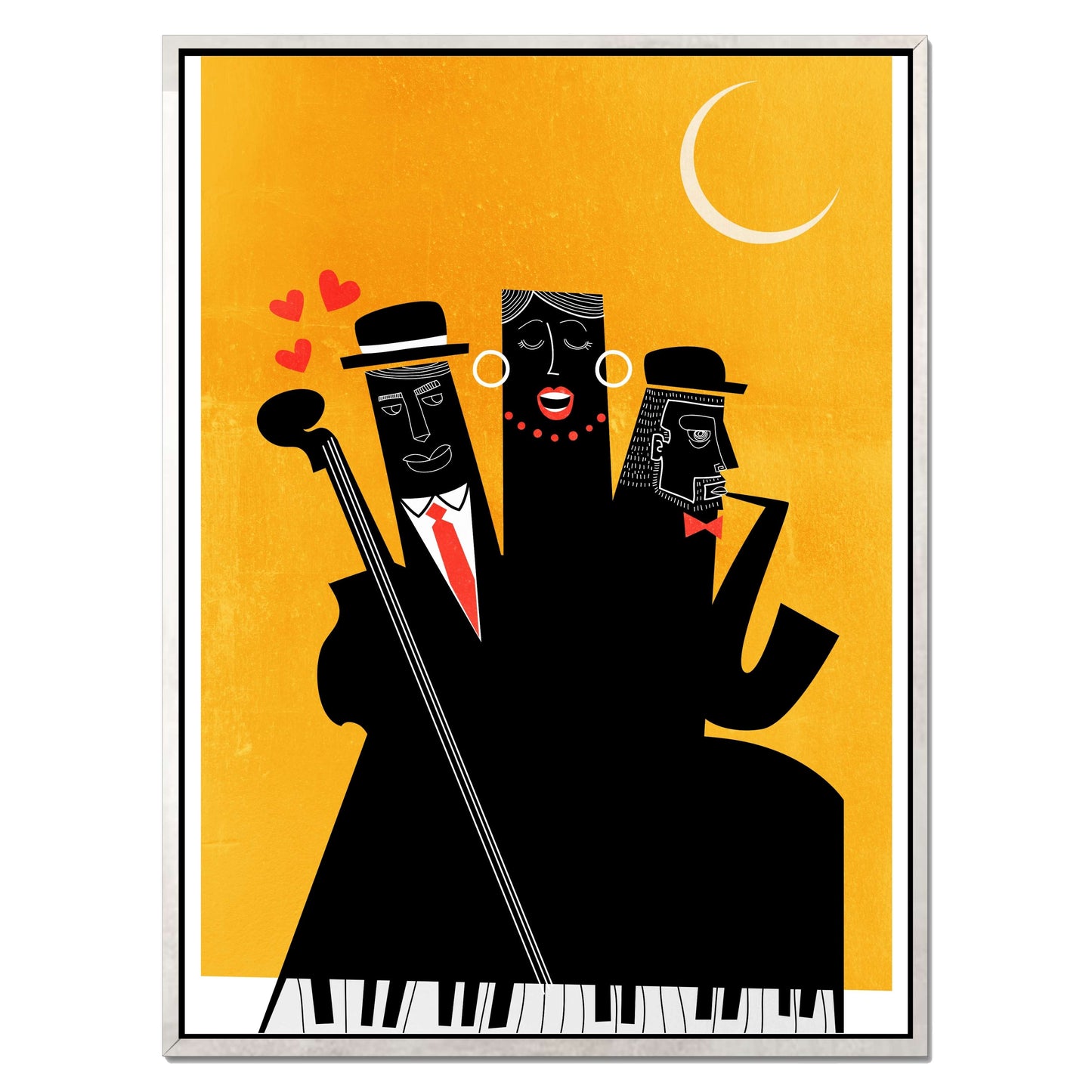 CASABLANCA JAZZ YELLOW | CANVAS