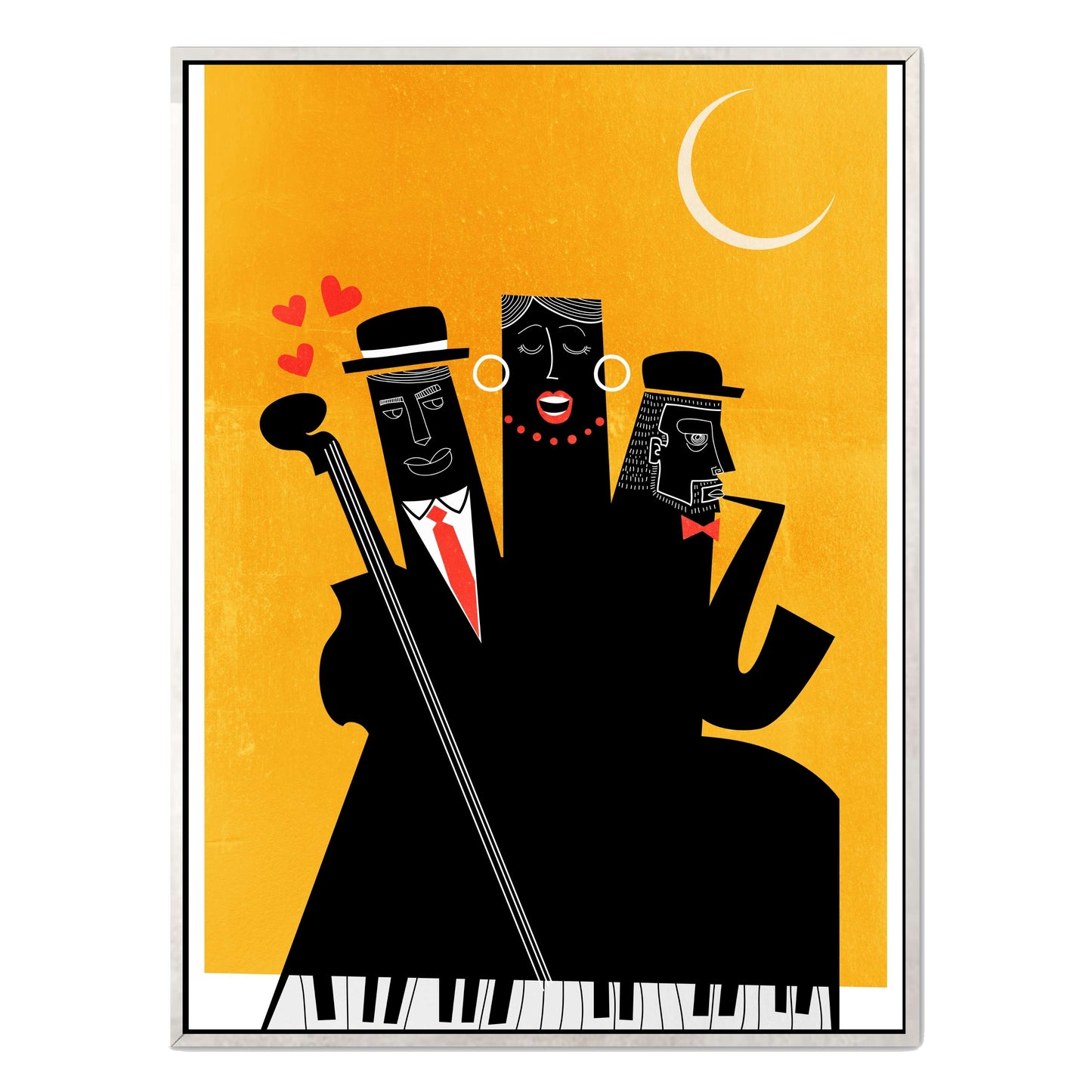 CASABLANCA JAZZ YELLOW | CANVAS