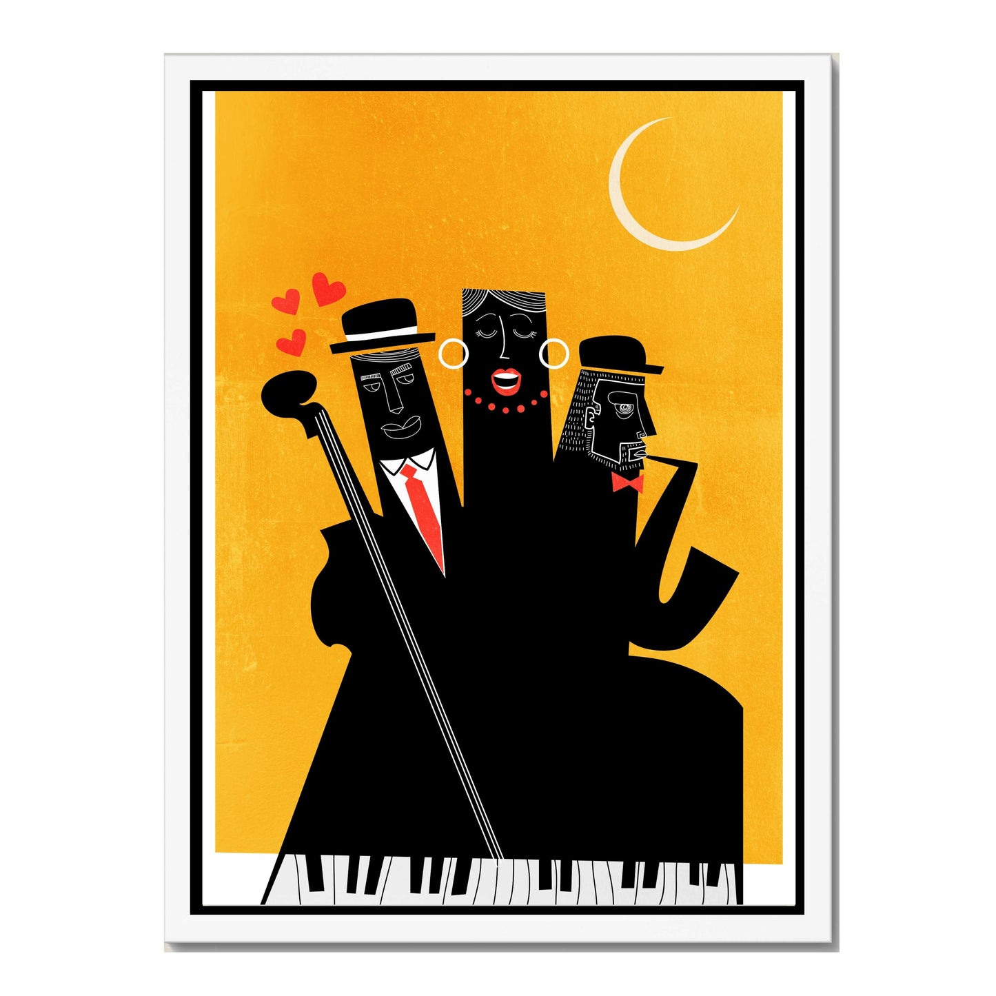 CASABLANCA JAZZ YELLOW | CANVAS