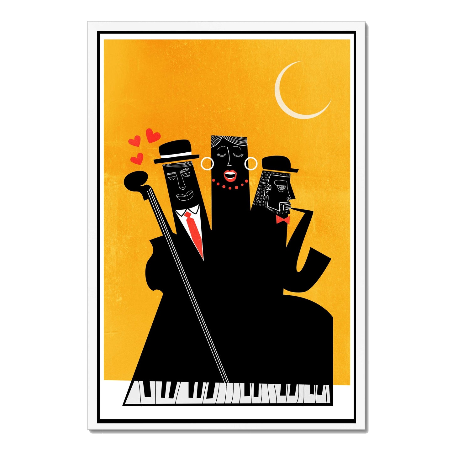 CASABLANCA JAZZ YELLOW | CANVAS