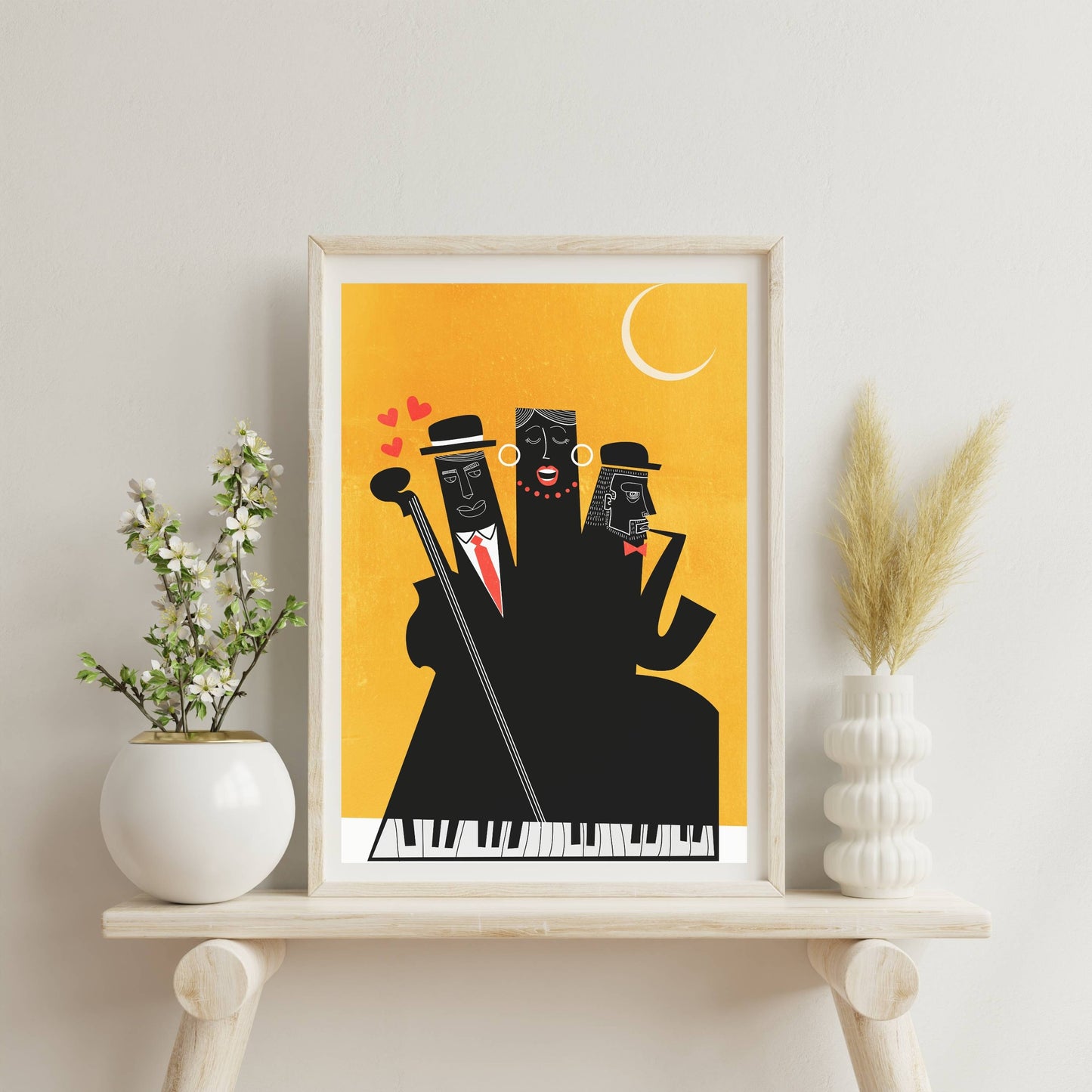 CASABLANCA JAZZ YELLOW | PRINT