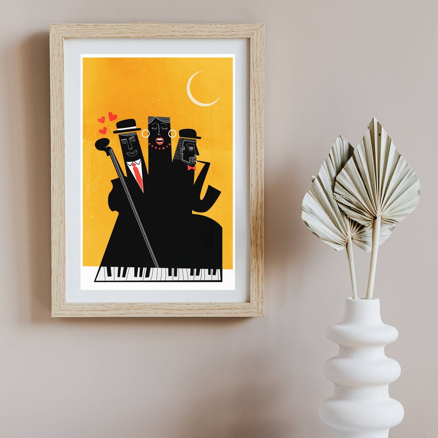 CASABLANCA JAZZ YELLOW | PRINT