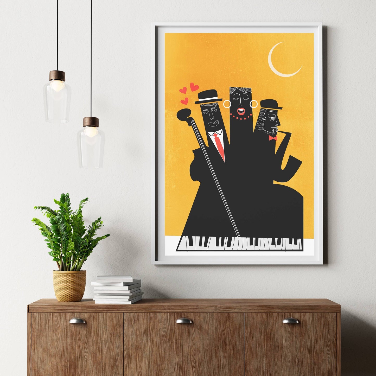 CASABLANCA JAZZ YELLOW | PRINT