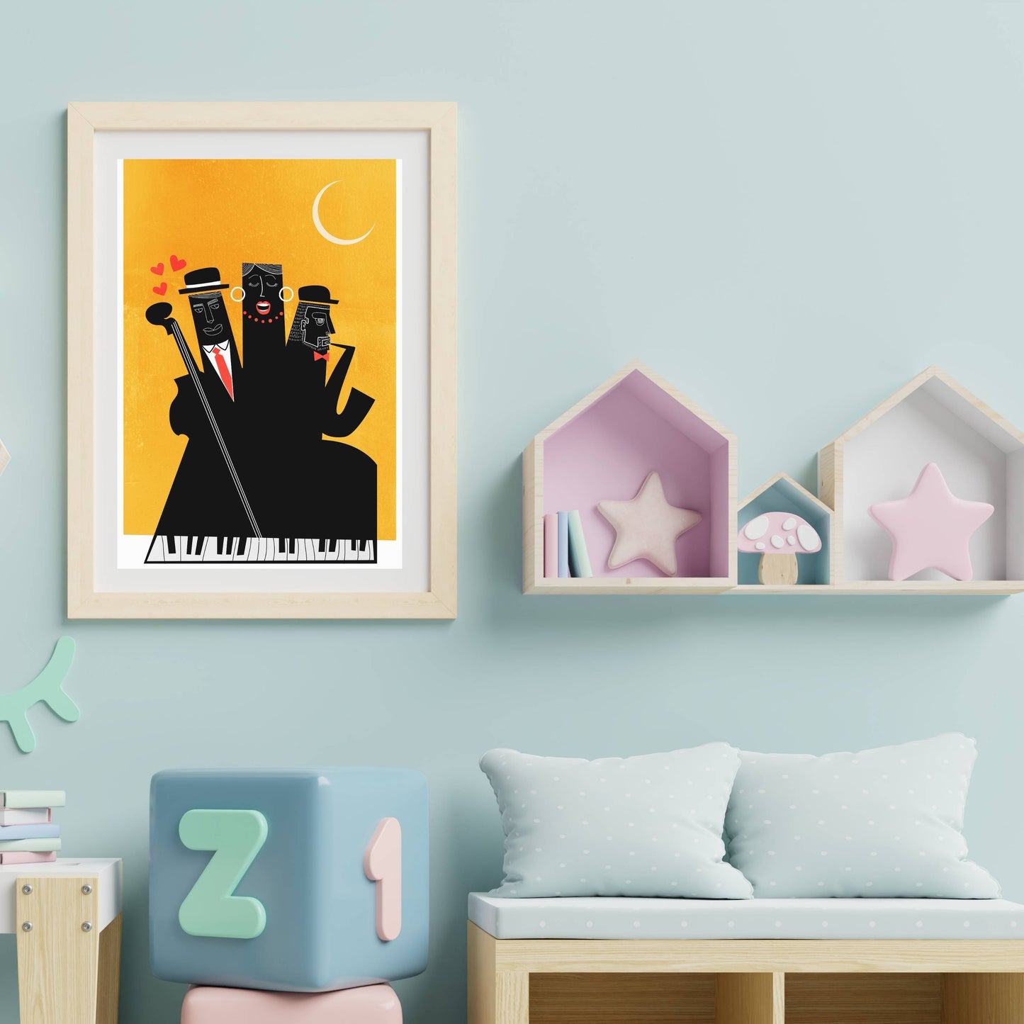 CASABLANCA JAZZ YELLOW | PRINT