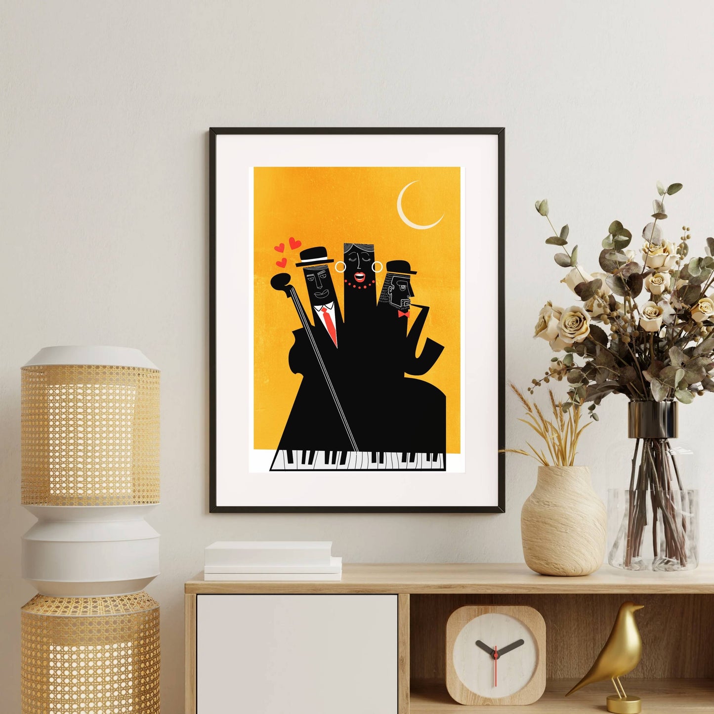 CASABLANCA JAZZ YELLOW | PRINT