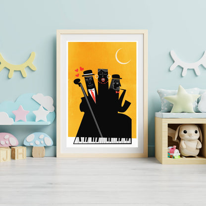 CASABLANCA JAZZ YELLOW | PRINT
