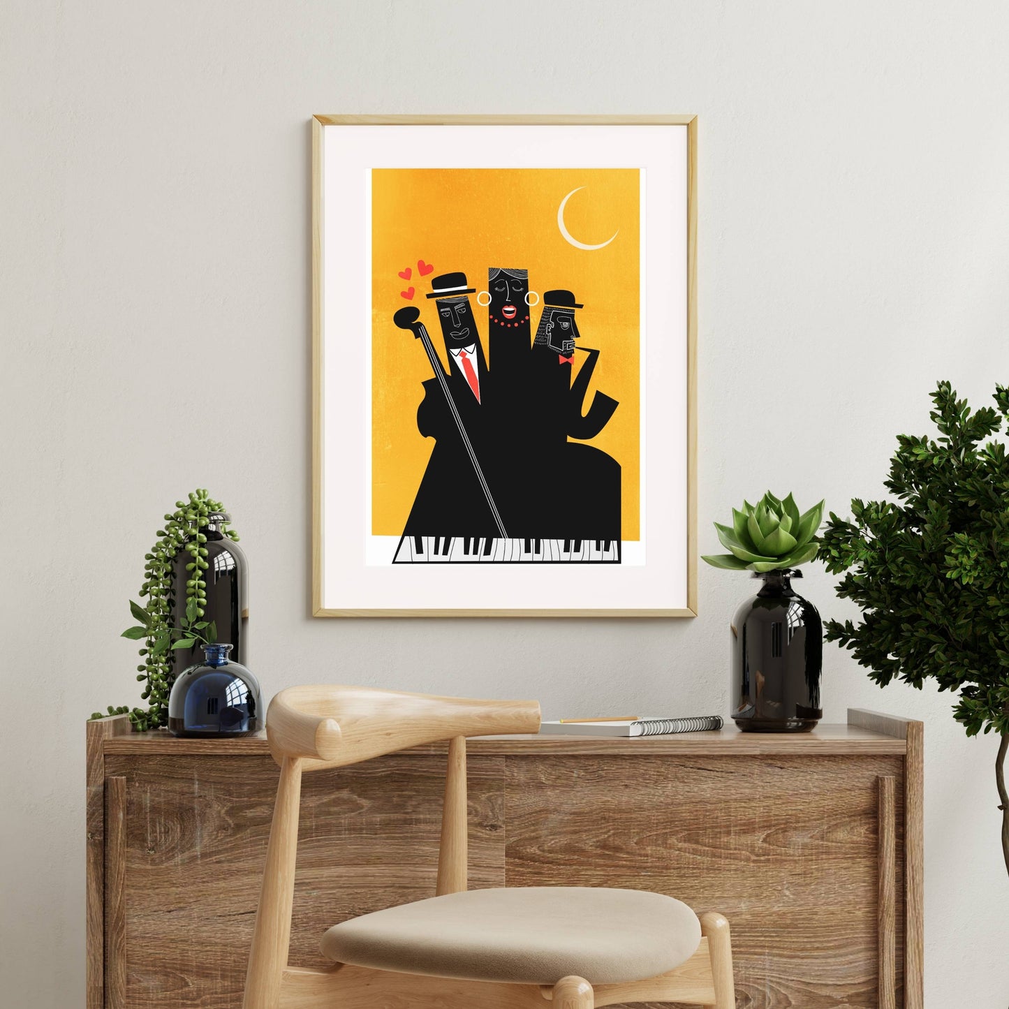 CASABLANCA JAZZ YELLOW | PRINT
