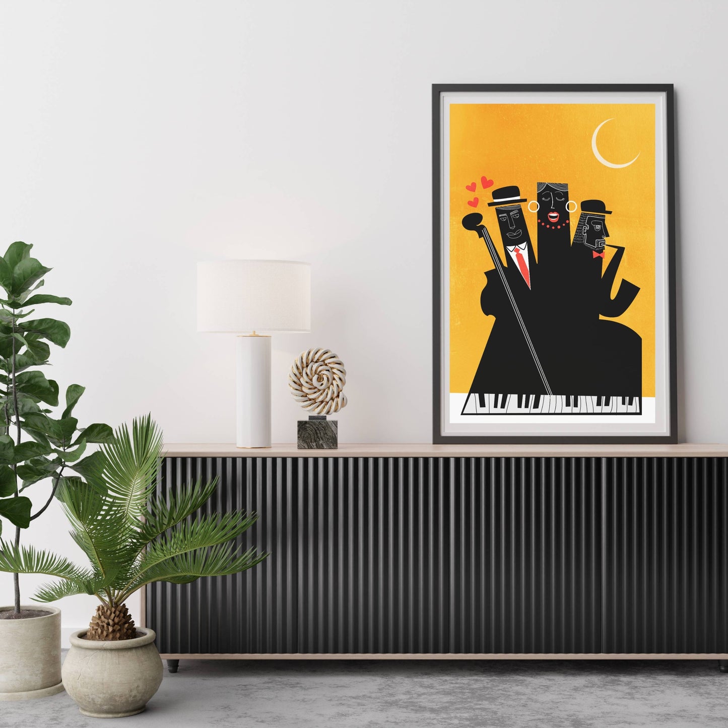 CASABLANCA JAZZ YELLOW | PRINT