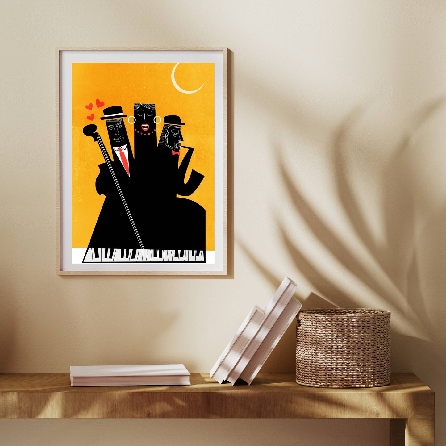 CASABLANCA JAZZ YELLOW | PRINT