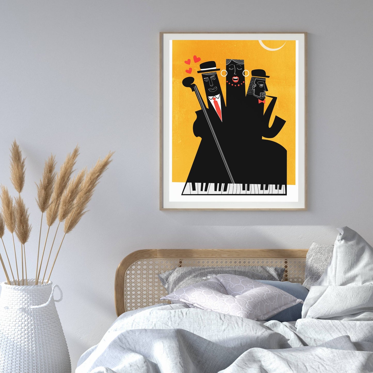 CASABLANCA JAZZ YELLOW | PRINT