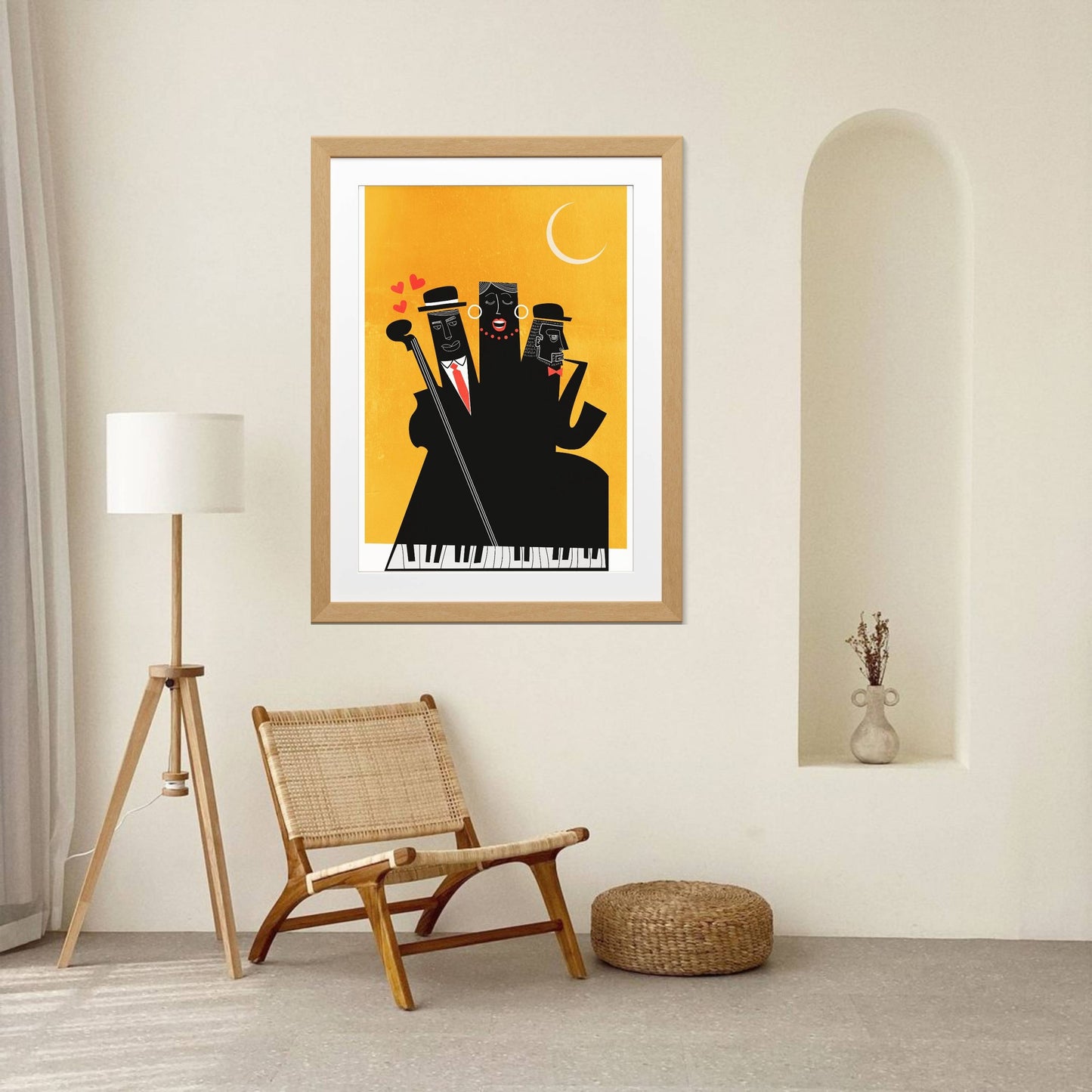 CASABLANCA JAZZ YELLOW | PRINT