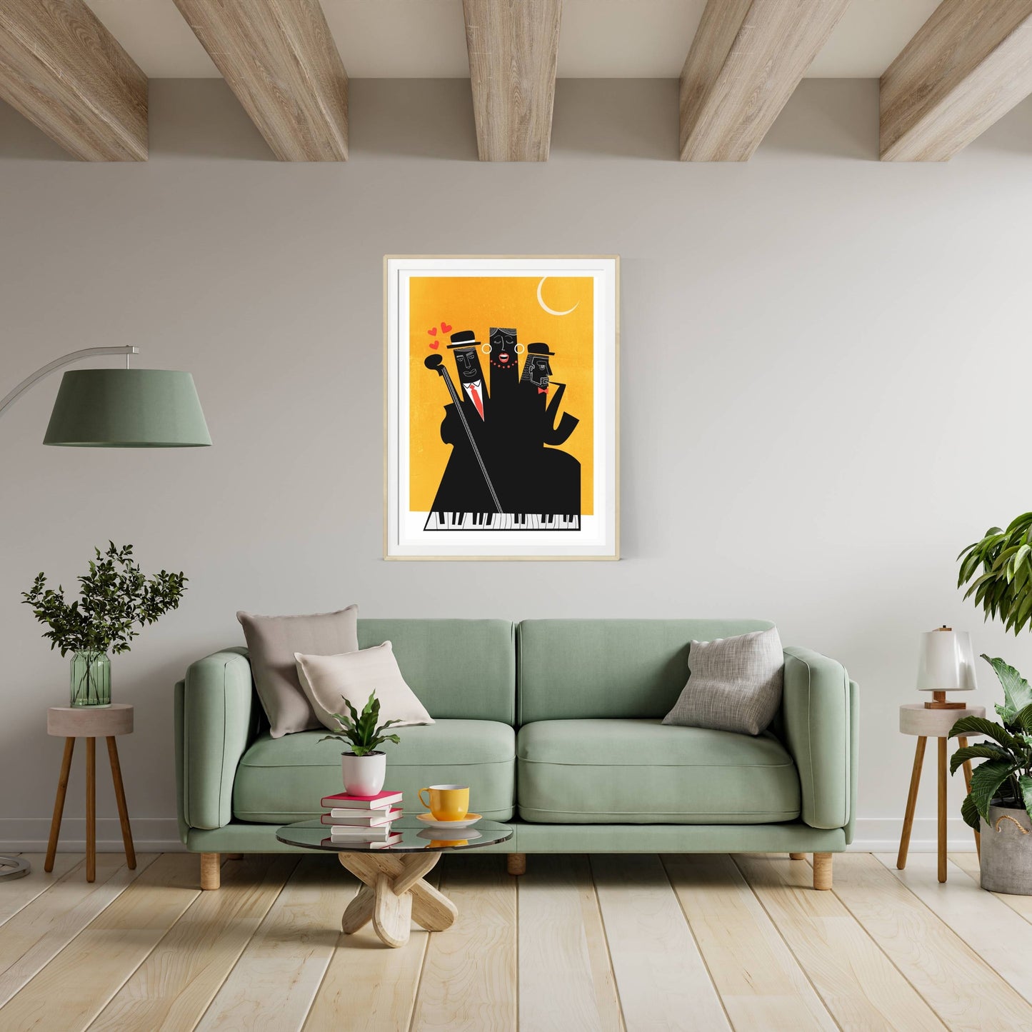 CASABLANCA JAZZ YELLOW | PRINT