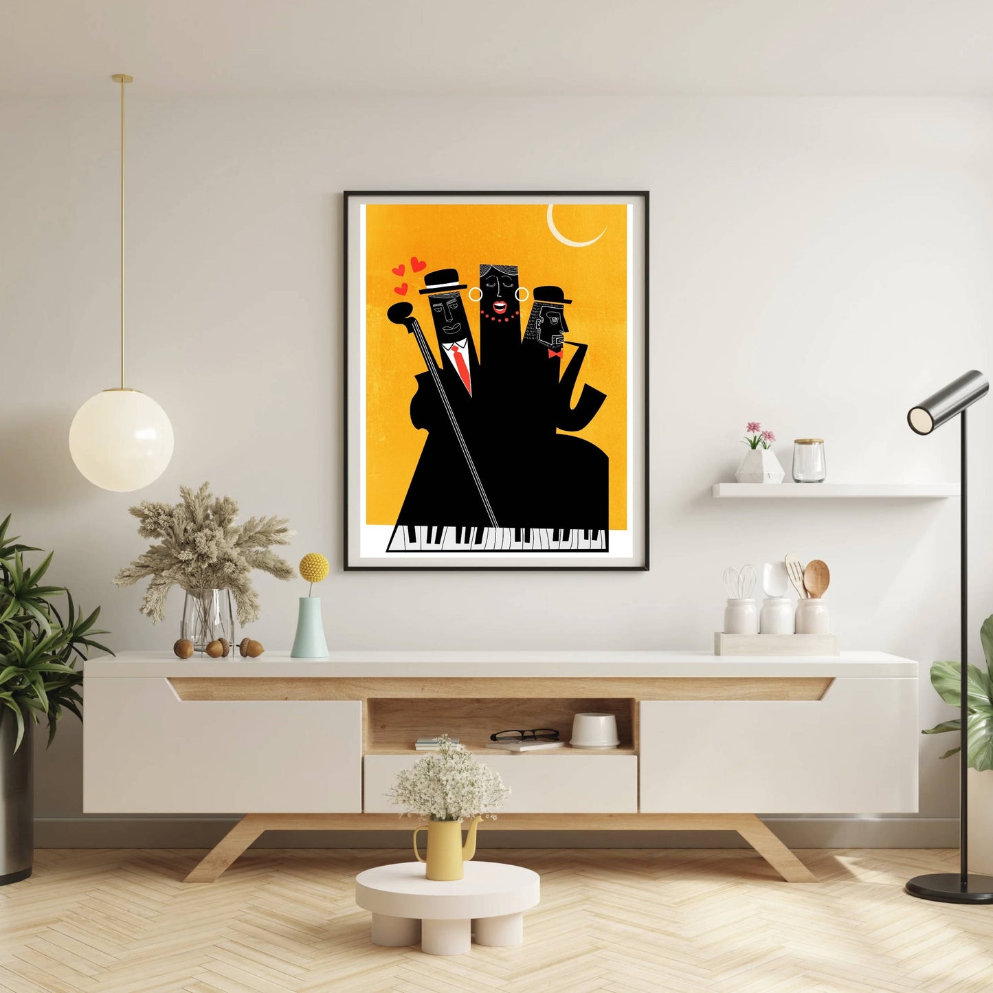 CASABLANCA JAZZ YELLOW | PRINT