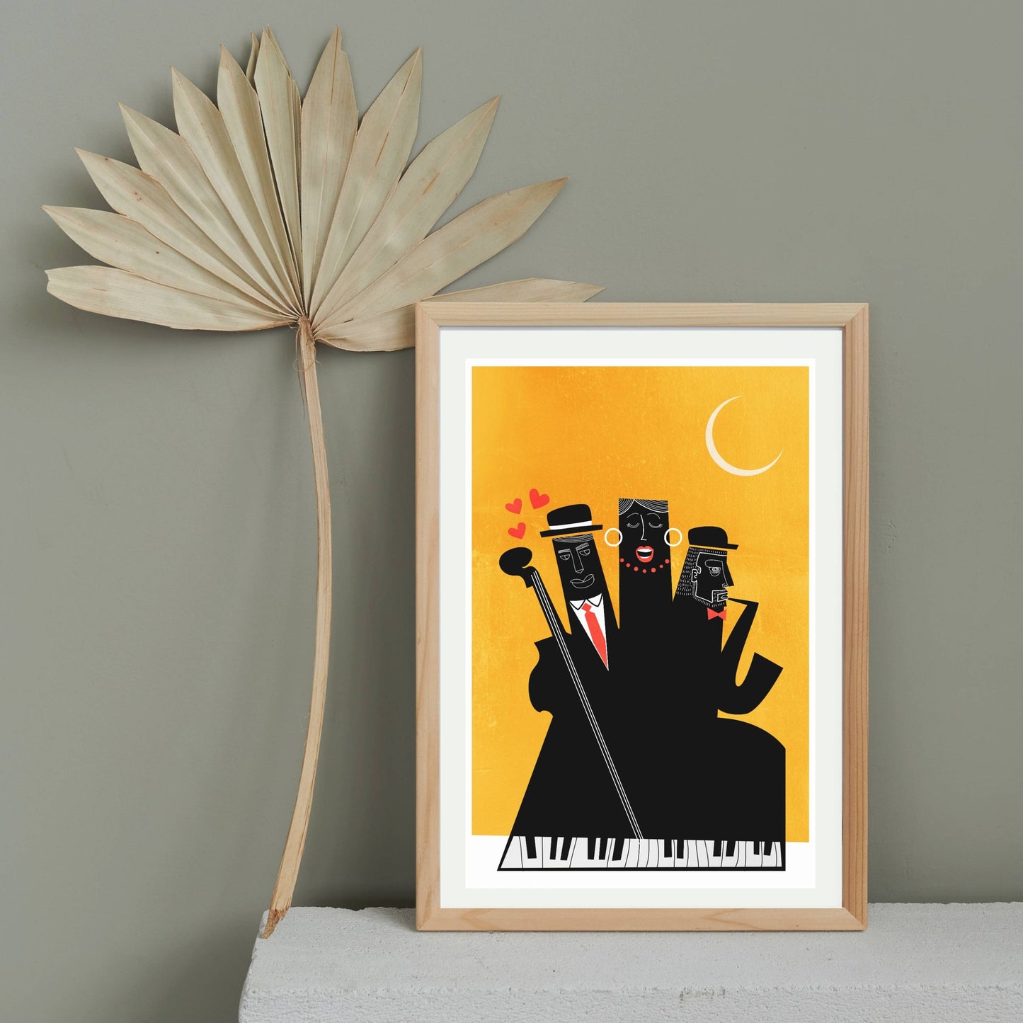 CASABLANCA JAZZ YELLOW | PRINT