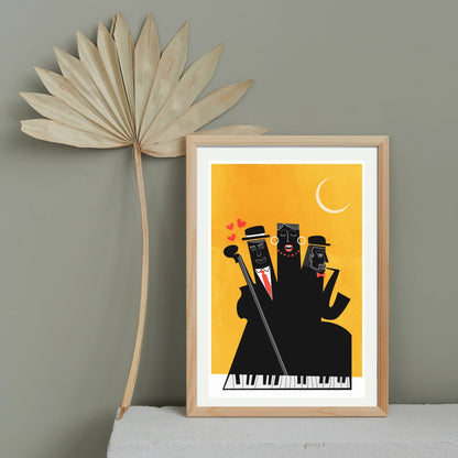 CASABLANCA JAZZ YELLOW | PRINT