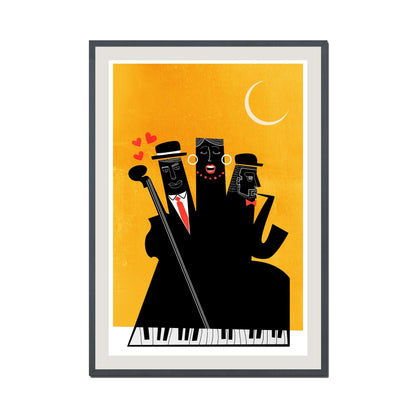 CASABLANCA JAZZ YELLOW | PRINT