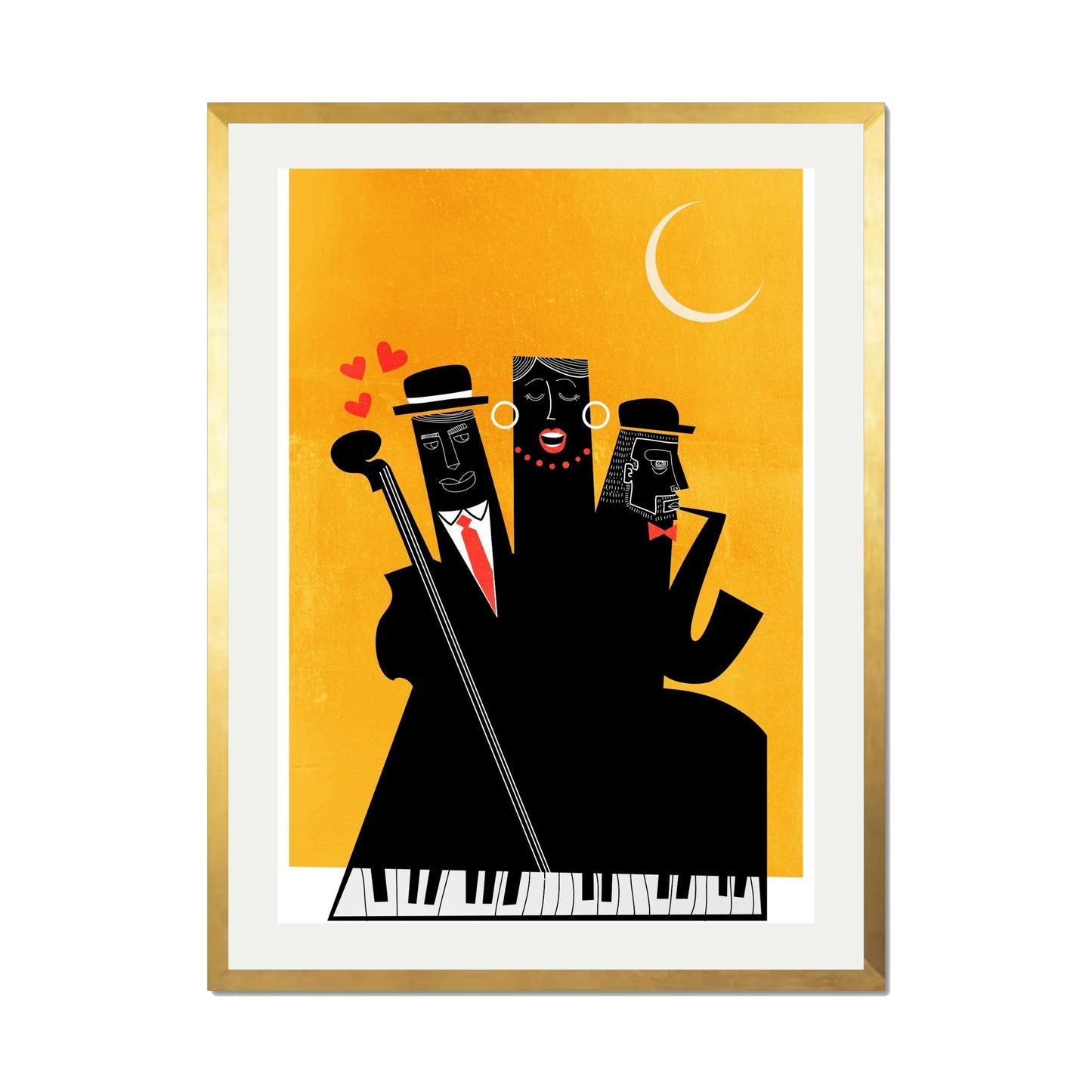 CASABLANCA JAZZ YELLOW | PRINT