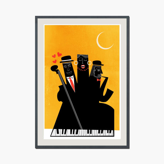 CASABLANCA JAZZ YELLOW | PRINT