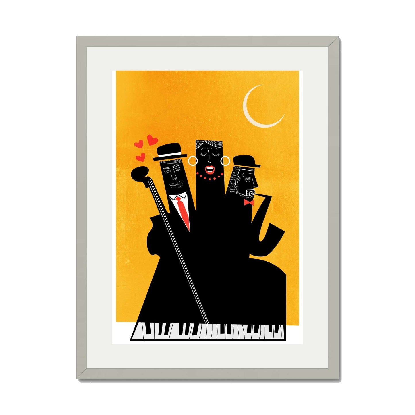 CASABLANCA JAZZ YELLOW | PRINT