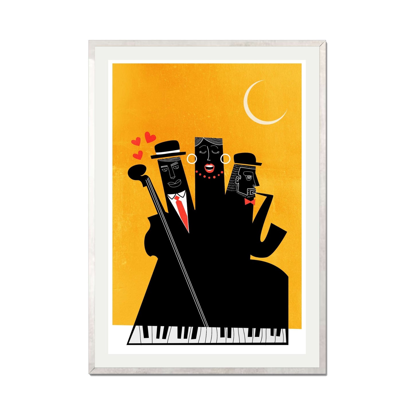 CASABLANCA JAZZ YELLOW | PRINT